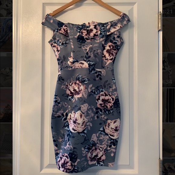 paper doll Dresses Paper Dolls Bardot Style Offshoulder Dress